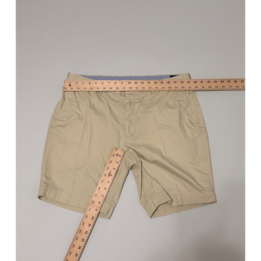 Polo Ralph Lauren Classic Fit Chino Shorts Mens 40 Tan Khaki Cotton 9" Inseam - Picture 6 of 8